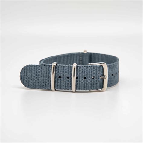 Bracelet De Montre Nato En Nylon Gris Le Bracelet Nato