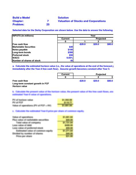 Solution Ch P Build A Model Solution Studypool