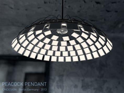 peacock pendant | designboom.com