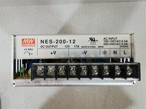 Mean Well NES-200-12 Power Supply 12V 17A - Orbit Surplus