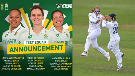 England Women Tour Of South Africa Cricket SA Announces 15 Player