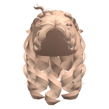 Curly Cute Summer Tropical Ponytail Blonde Roblox