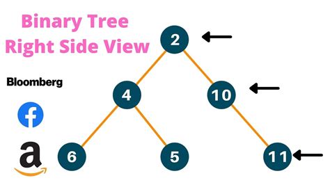 Binary Tree Right Side View Python Solution Leetcode Youtube