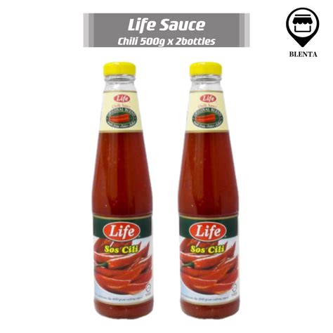 Bundle Of 2 Life Chili Sauce 500g Tomato Sauce 485gSG READY STOCK