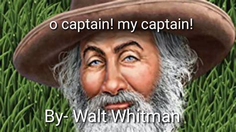 O Captain My Captain Poem Recitation Recited By Aarish Walt