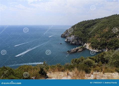 View of the Beaches and Bays of the Gargano Stock Image - Image of ...