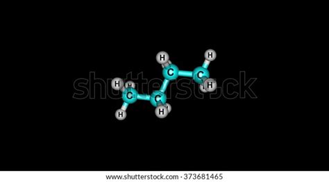 Butane Organic Compound Formula C H That Stock Illustration