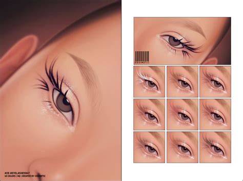 Cosimetic S Maxis Match 2D Eyelashes N47 Sims 4 Cc Makeup Sims Sims 4