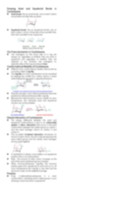 Solution Isomerism And Conformation Of Cycloalkanes Studypool