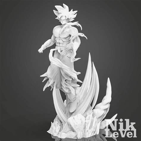 Son Goku Ultra Instict Dragon Ball D Printable D Model D Printable