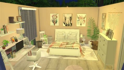 Sims 4 Boho Bedroom