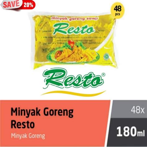 Jual Minyak Goreng Resto Ml Dus Pcs Shopee Indonesia