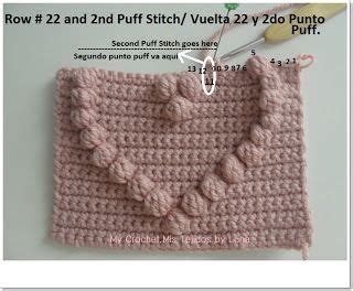 My Crochet Mis Tejidos By Luna Granny With A Puff Stitch Heart And