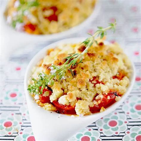 Crumble De Tomates Aux Amandes Guy Demarle