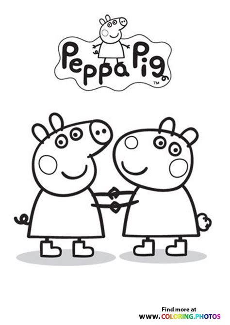 Suzy Sheep Peppa Pig Coloring Pages Coloring Pages