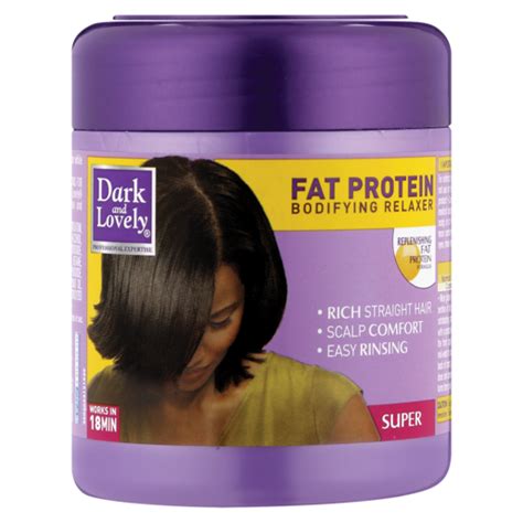 Dark And Lovely Super Fat Protein Bodifying Relaxer 450ml Hair Treatments Serum And Oil Hair