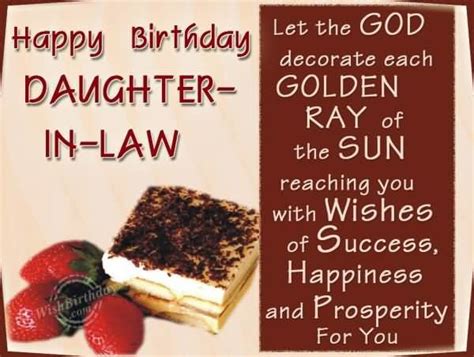 Happy Birthday Daughter In Law