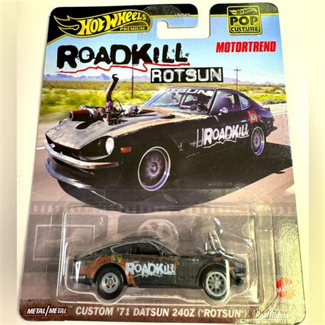 Mattel Other Hot Wheels Premium Pop Culture Roadkill Rotsun Custom Datsun Z Poshmark
