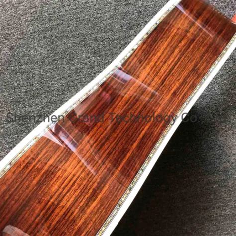 Custom Deluxe Real Abalone Binding Ebony Fingerboard Rosewood Back Side