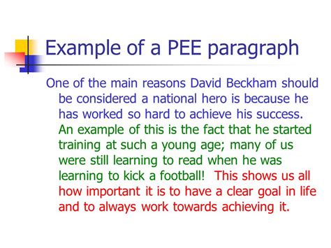 Ppt Writing An Pee Paragraph Powerpoint Presentation Free Off