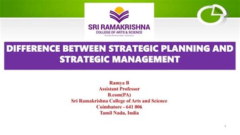 Difference Between Strategic Planning And Strategic Managementsm02pptx