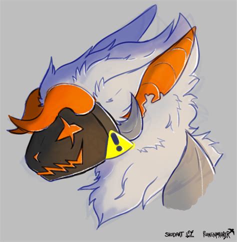 Protogen Headshot Protogen Headshot Base By Darkgalaxydragon On