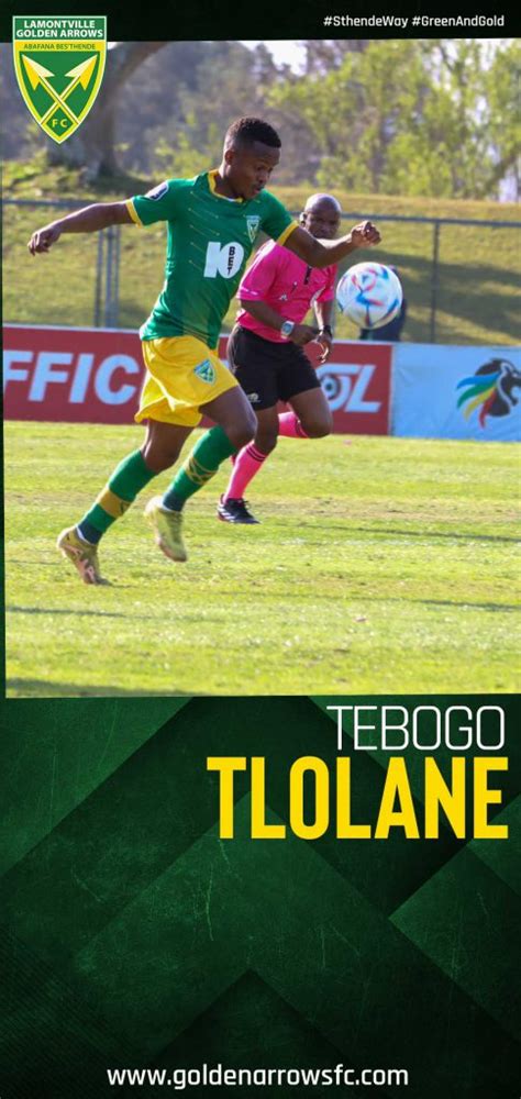 Tebogo Tlolane Lamontville Golden Arrows Fc