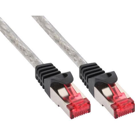 3x InLine Patchkabel S FTP PiMf Cat 6 Transparent 0 25m EBay