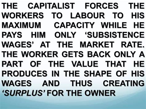 Marx Theory Of Surplus Value 4