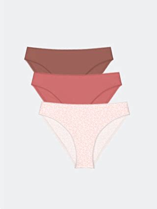 Patterned Bikini Briefs 3 Pack S4DD09Z8 LT9 LC Waikiki