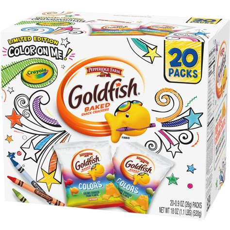 Goldfish Releases New Limited-Edition 'Color On Me' Pack With Crayola