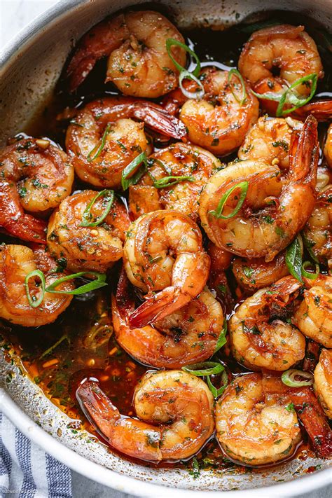 Honey Garlic Shrimp Recipe Easy Shrimp Recipe Eatwell101