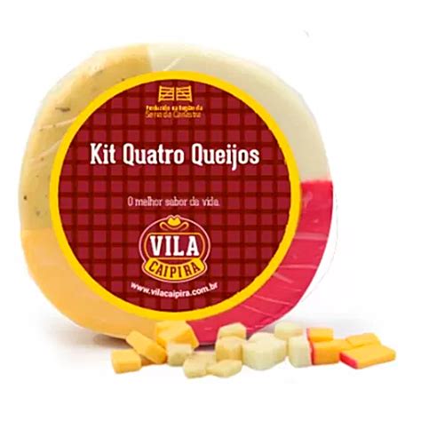 Queijo Kit Quatro Queijos Gramas Vila Caipira Vim Da Canastra