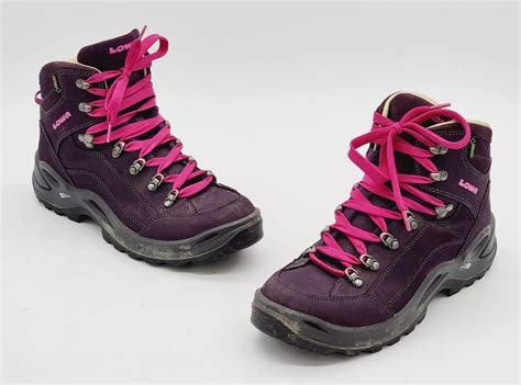 Lowa Renegade Pro Gtx Mid Purple Mid Boots Womens Size 95us 75uk 41