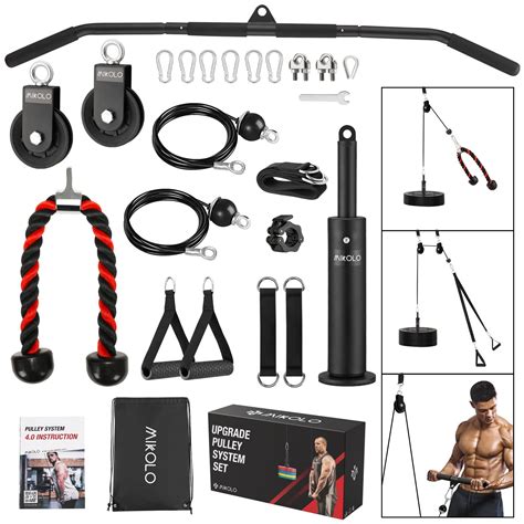 Mua Mikolo Upgraded Weight Cable Pulley System Gym Lat And Lift Pulley System Cable Pulley