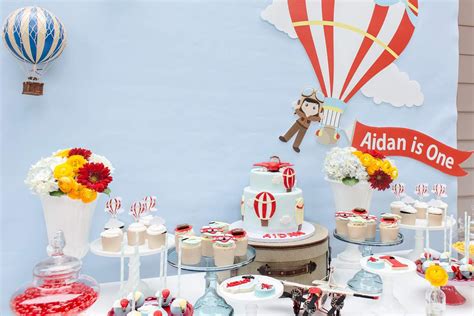 Hot Air Balloon Inspired Birthday Birthday Party Ideas Photo 1 Of 49 Catch My Party