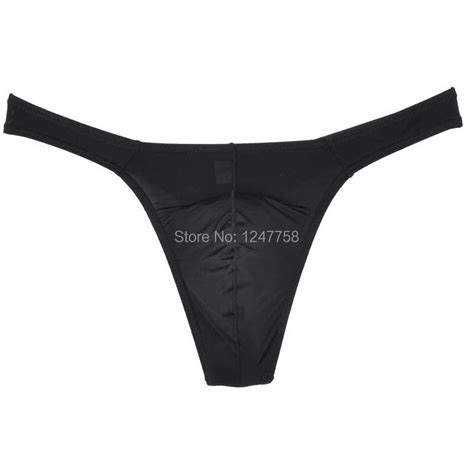 Men Ultra Thin G String Mesh Smooth Ice Silk Bikinis Thongs Jockstrap Gay Men Thong Jockstrap G