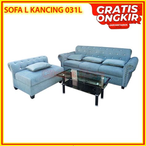 Jual Sofa L Kancing L Meja Original Bergaransi Sofa Sudut Sofa