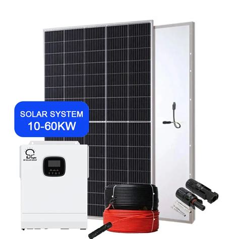 5kw10kw15kw 20kw30kw Customized Onoff Grid Photovoltaic Tied