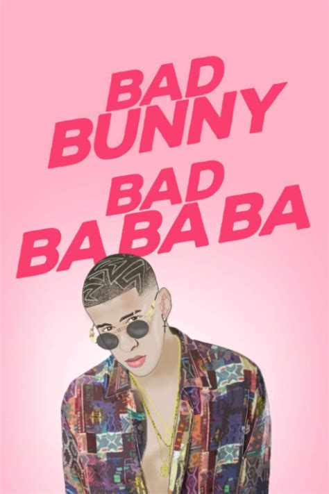 Bad Bunny Reggaeton Notebook: 6x9 ruled Journal, great for school or ...