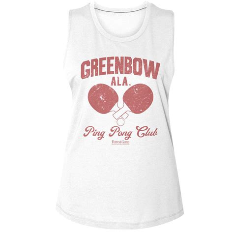 Forrest Gump Forrest Gump Greenbow Ping Pong Womens Tank 446359 | Rockabilia Merch Store