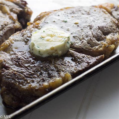 Perfect Air Fryer Steak With Garlic Herb Butter My Forking Life