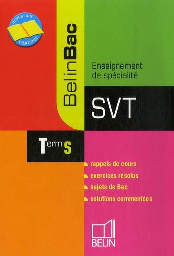 SVT Tle S Enseignement de spécialité de Laurence Lossouarn Livre