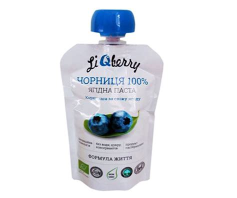 Черничная паста LiQberry 100 мл – ROZETKA | Купить Черничная паста ...