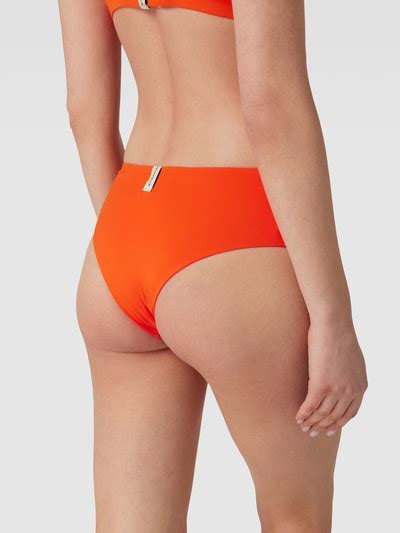 Mymarini Bikini Slip Mit Label Detail Modell Cheeky Shorts Orange