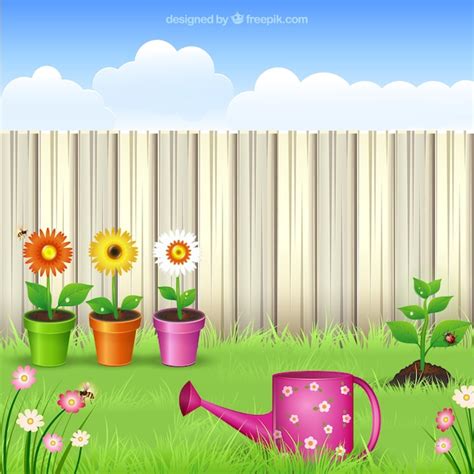 Illustration Jardin | Vecteur Gratuite