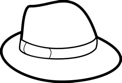 Free Top Hat Outline, Download Free Top Hat Outline png images, Free ...