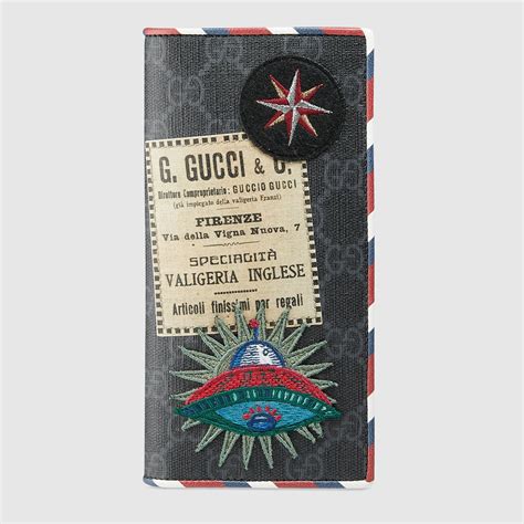Night Courrier GG Supreme long wallet - Gucci Men's Wallets & Small ...