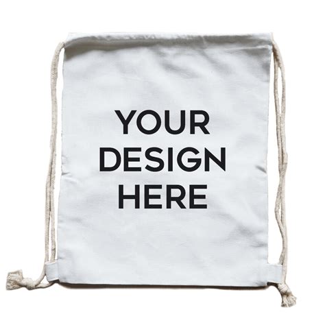 Custom Canvas Drawstring Bag Printing Personalized Printing Hk