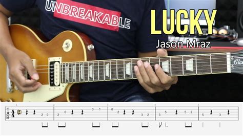 Lucky Jason Mraz Feat Colbie Caillat Guitar Instrumental Cover